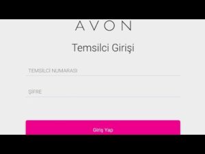 avon temsilci girişi